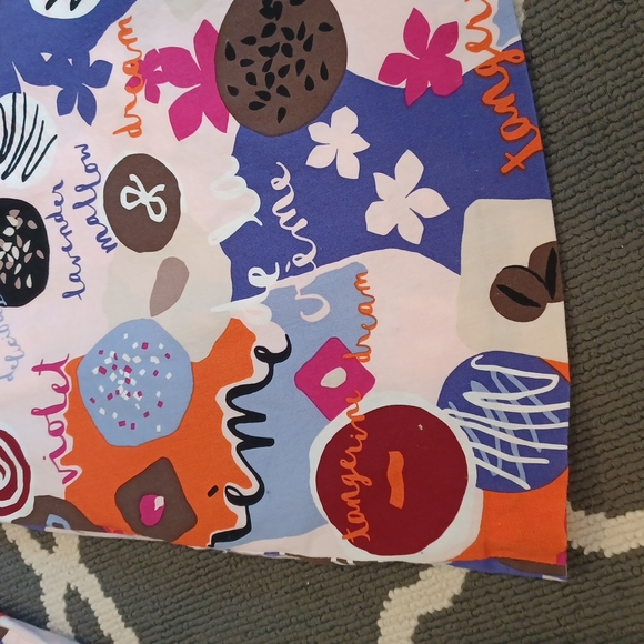 Kate Spade Skirt The Rules Grafitti Food Dress Girl's 10 - Picture 7 of 14